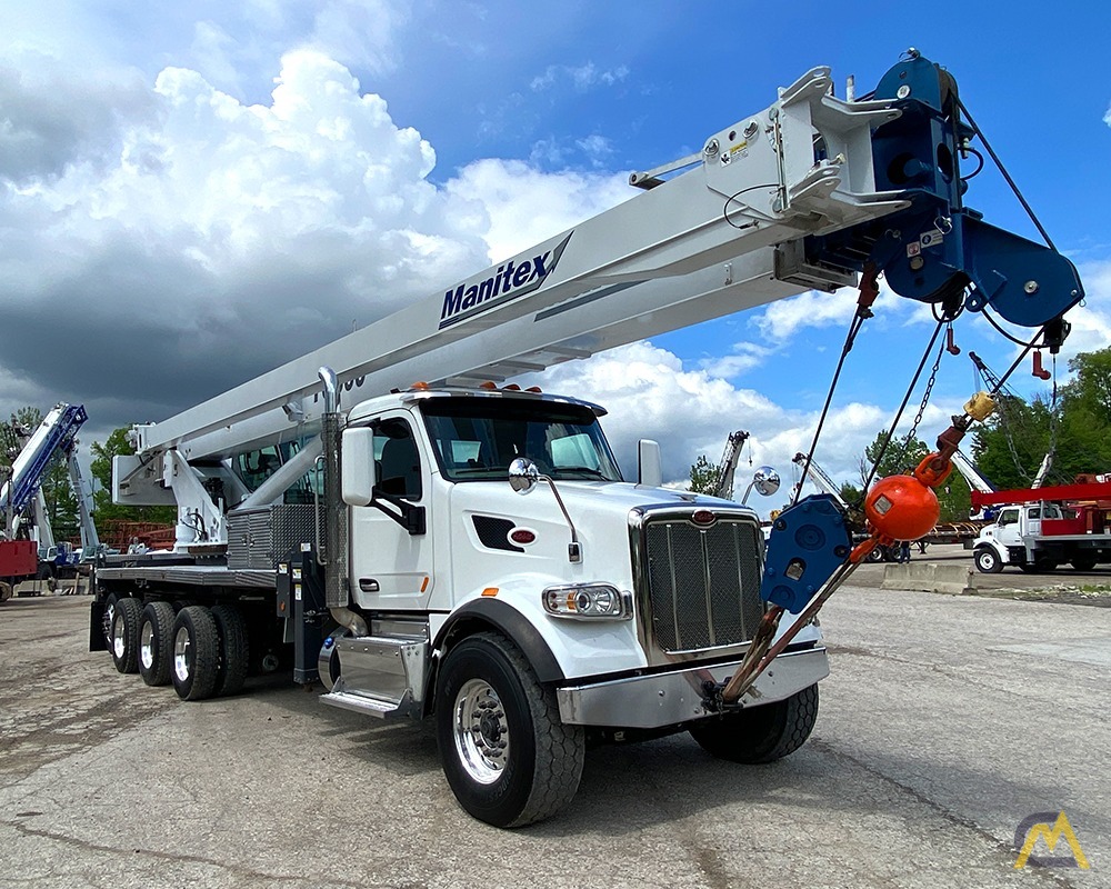 2018 Manitex 50155SHL 50Ton Boom + Jib Truck Crane For Sale Trucks