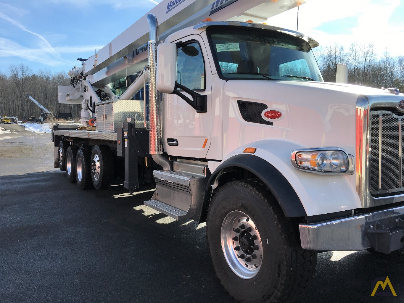 Manitex TC45142 45-ton Boom Truck Crane on Peterbilt 567 5