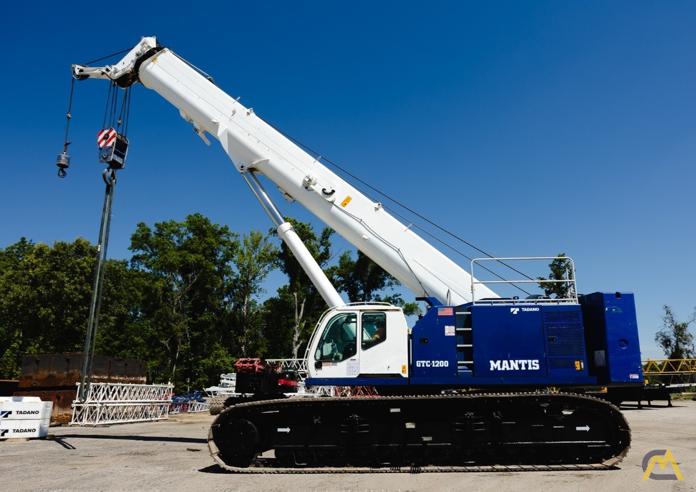 2018 Tadano Mantis GTC-1200 Telescopic Boom Crawler Crane 0