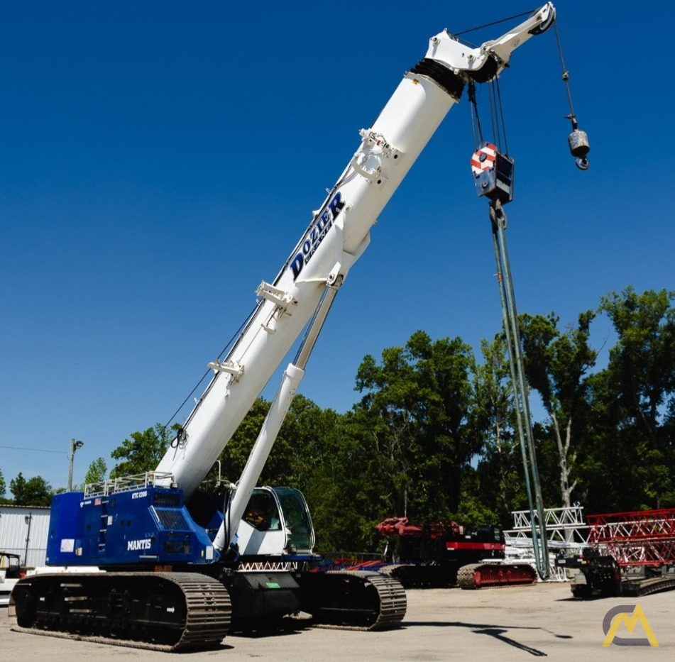 2018 Tadano Mantis GTC-1200 Telescopic Boom Crawler Crane 3