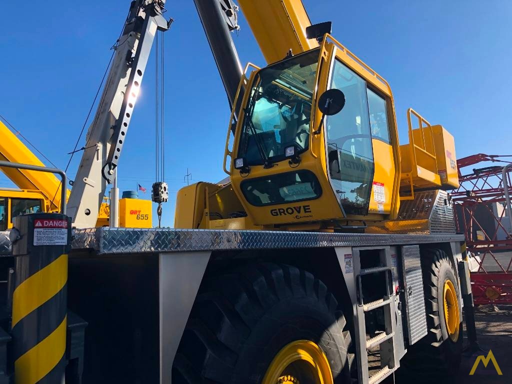 2019 Grove GRT655 55-Ton Rough Terrain Crane 0