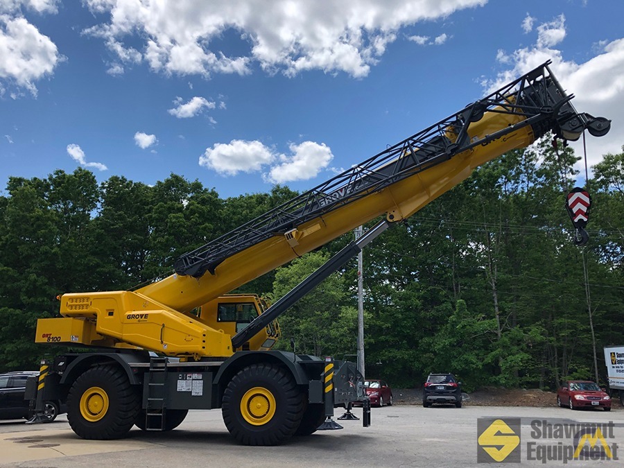 2019 Grove GRT8100 100-Ton Rough Terrain Crane 1