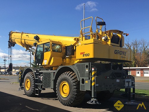 2019 Grove GRT8100 100-Ton Rough Terrain Crane 2