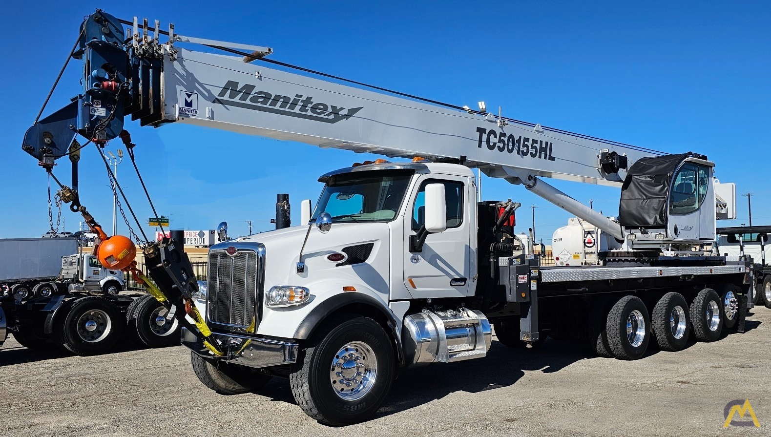 2019 Manitex TC50155HL Boom Truck Crane 0