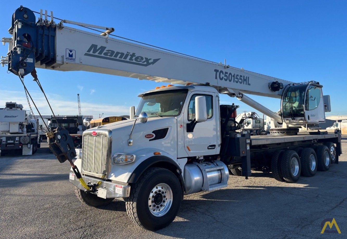 2019 Manitex 50155HL Boom Truck Crane 0