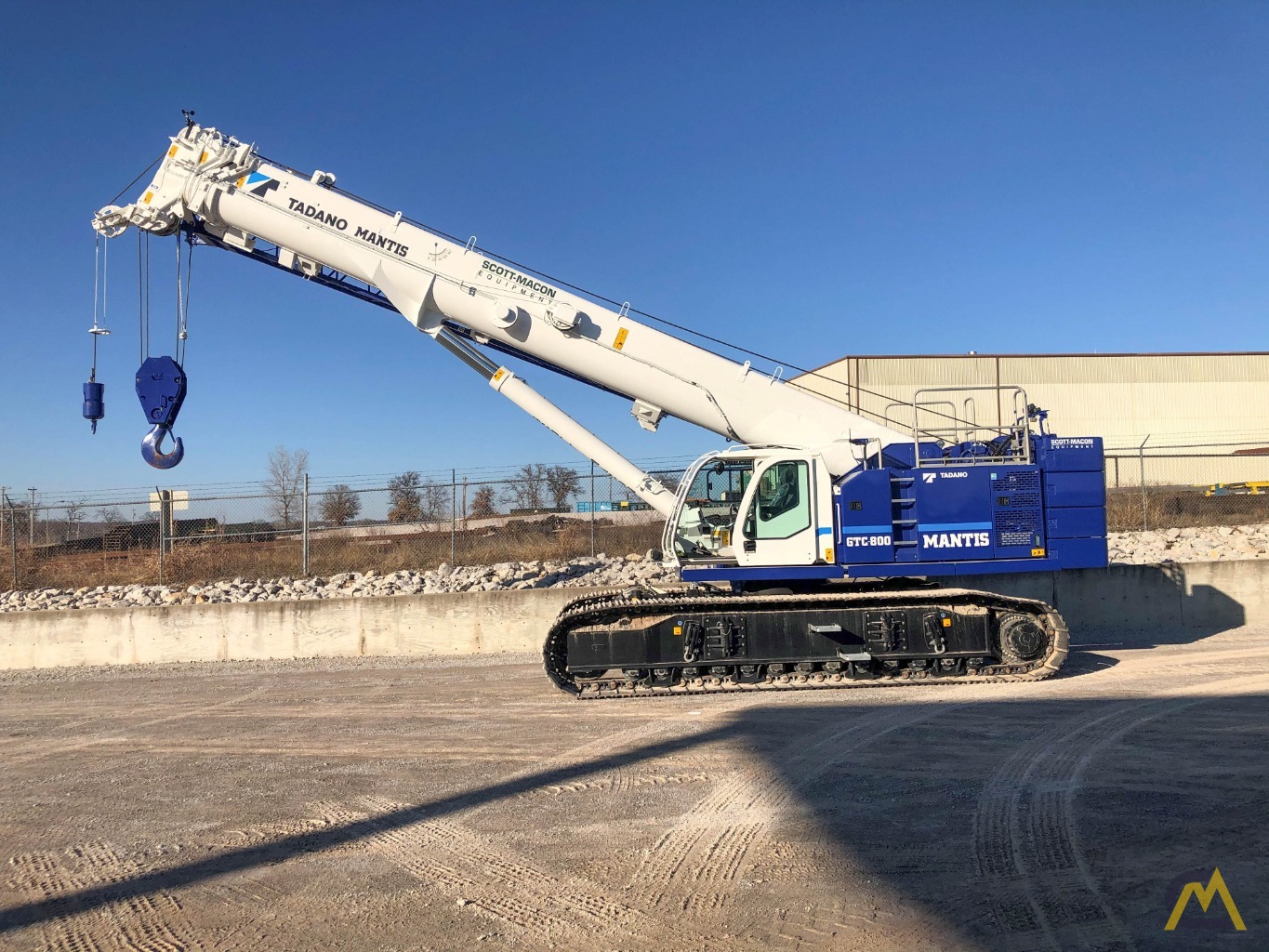 Tadano Mantis GTC-800 88-Ton Telescopic Crawler Crane 2