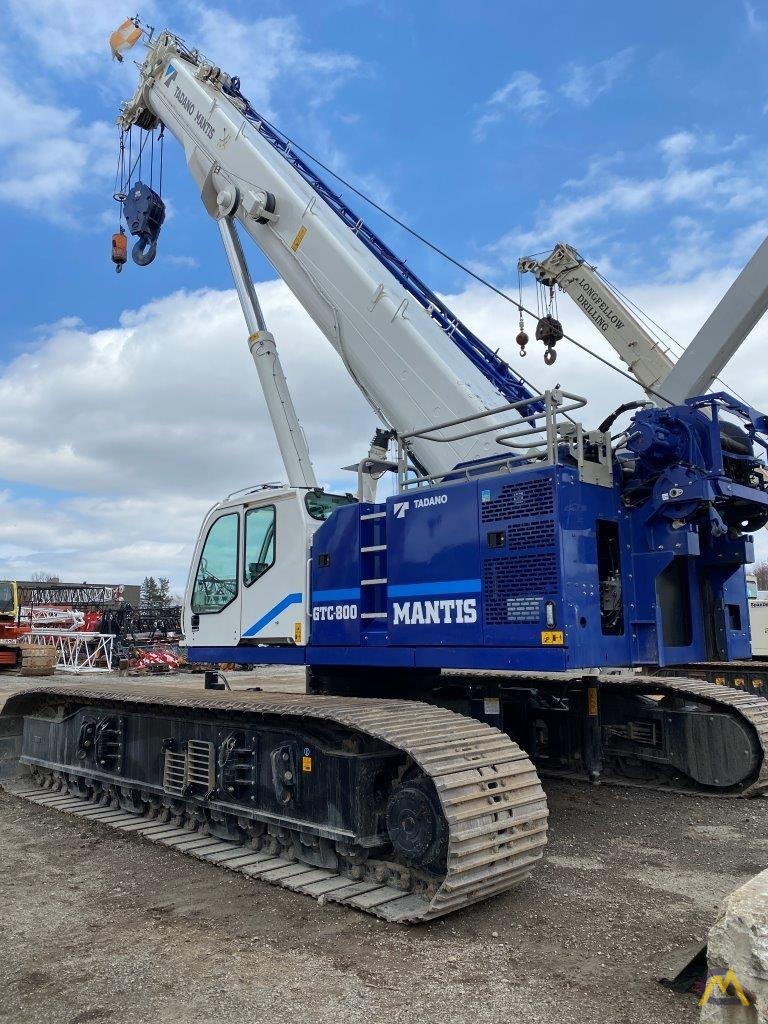 2019 Tadano Mantis GTC-800 88-Ton Telescopic Crawler Crane 4