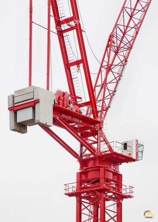 Wolff WOLFF 1250 B US 66.1-ton Luffing Jib Tower Crane 2