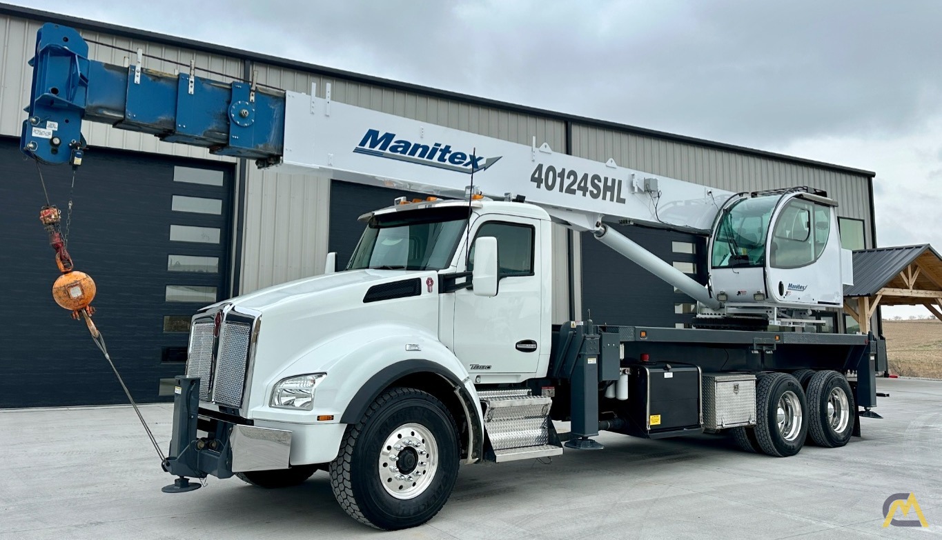 2020 Manitex 40124SHL Boom Truck Crane Kenworth T880 0