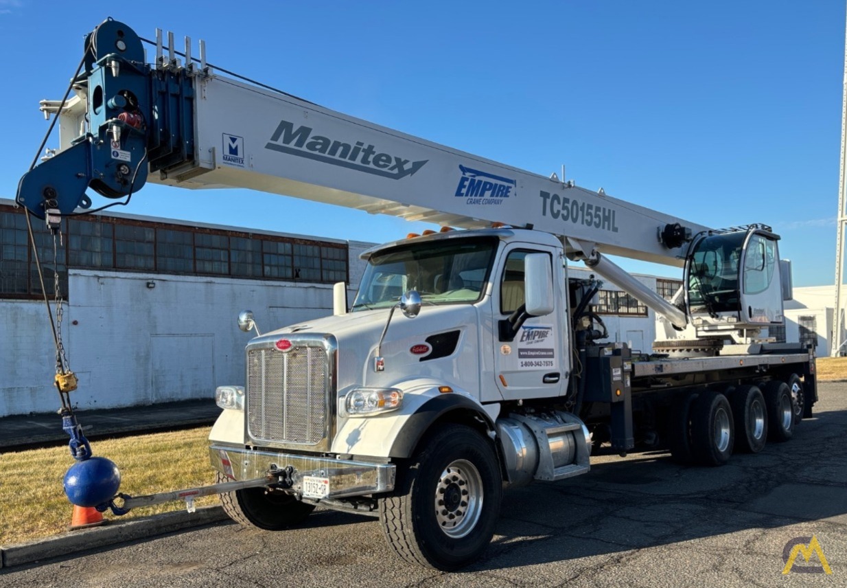 2020 Manitex TC50155HL Boom Truck Crane 0