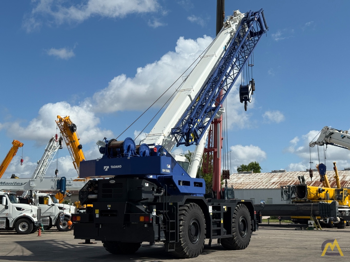 Tadano GR-750XL-3 Rough Terrain Crane For Sale Hoists