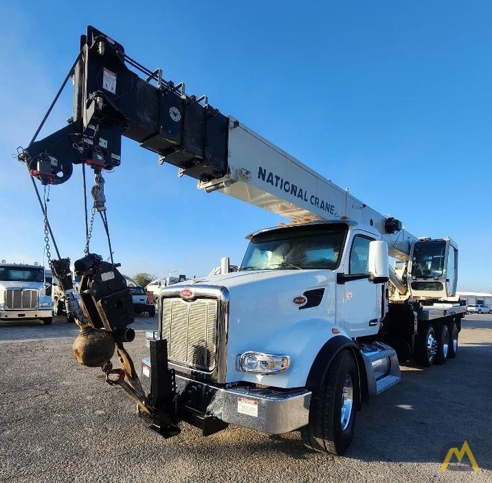 National NBT45127 Boom Truck Crane on Peterbilt 567 1