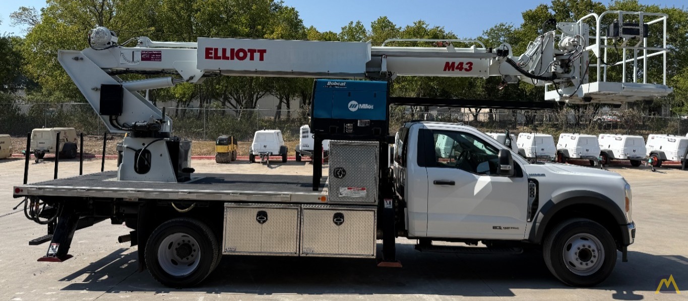 2023 Elliott M43R Telescopic Boom Bucket Truck on Ford F600 2