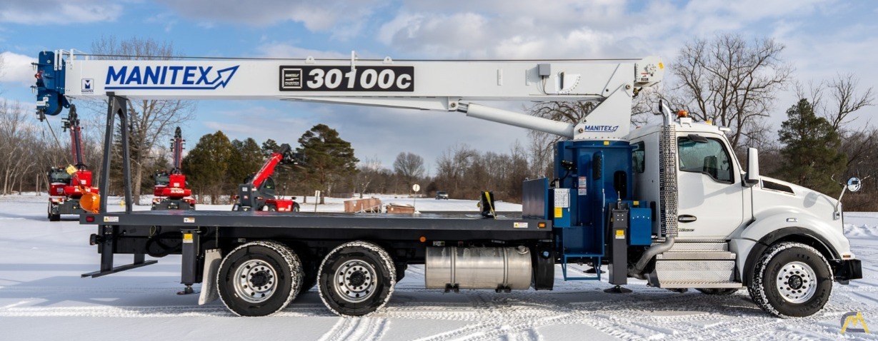 Manitex 30100C Boom Truck Crane on Kenworth T880 0