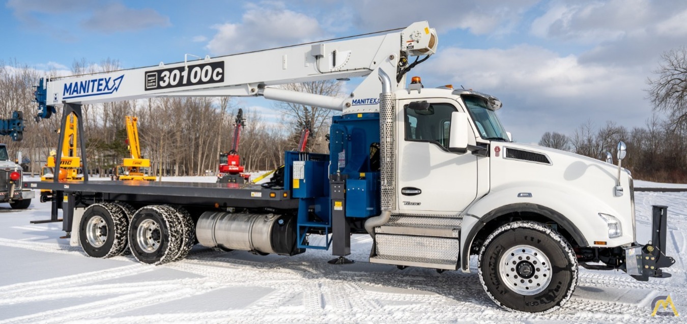 Manitex 30100C Boom Truck Crane on Kenworth T880 1