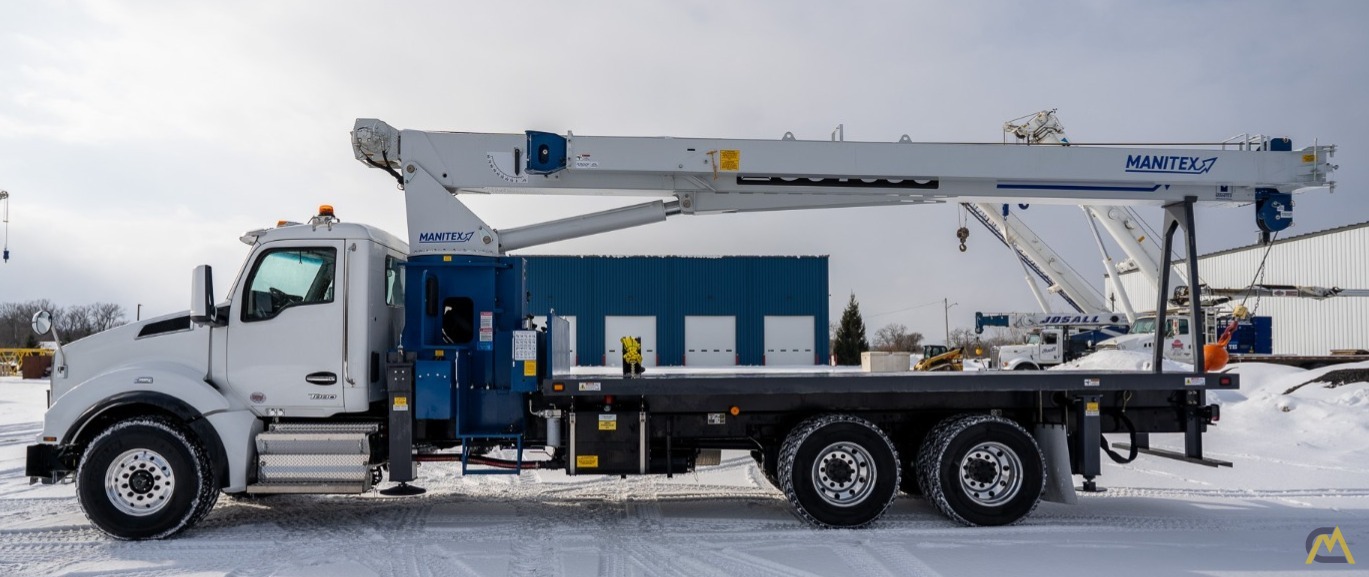 Manitex 30100C Boom Truck Crane on Kenworth T880 4