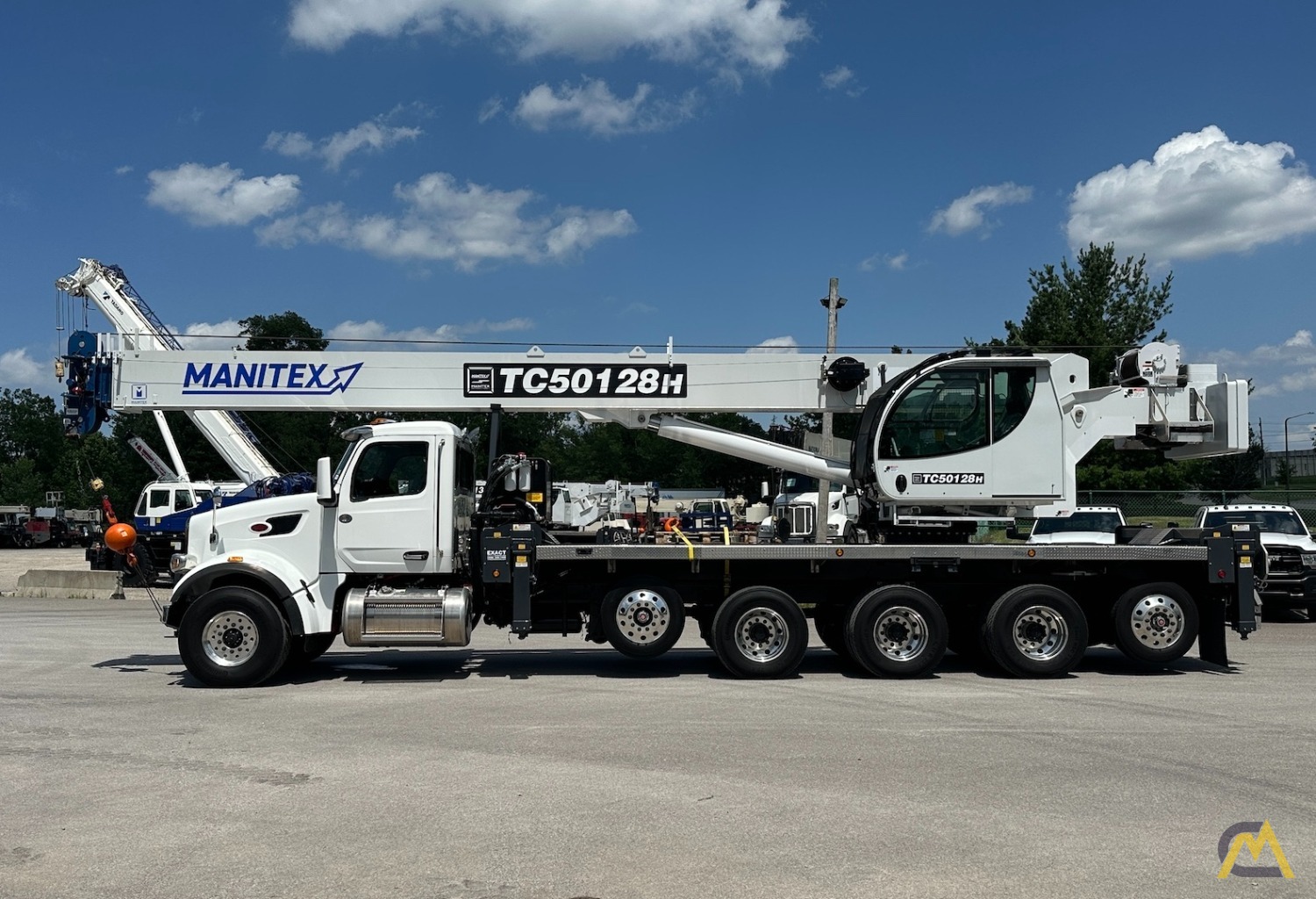 Manitex 50128SHL Boom Truck Crane on 2024 Peterbilt 567 4