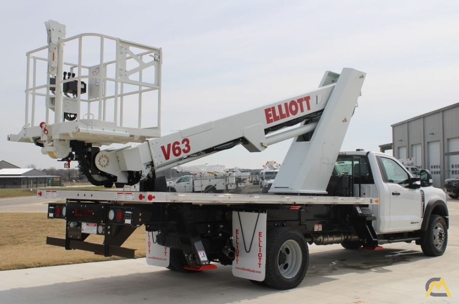 Elliott V63F Telescopic Boom Aerial Bucket Truck on 2026 4x4 Ford F600 7