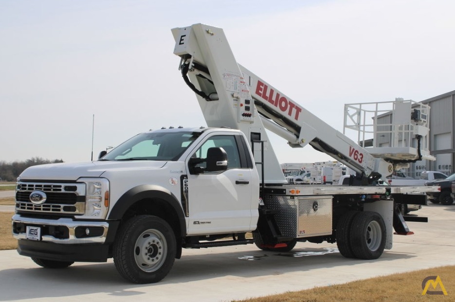 NEW Elliott V63F Telescopic Boom Aerial Bucket Truck on 2026 4x4 Ford F600 For Sale 2