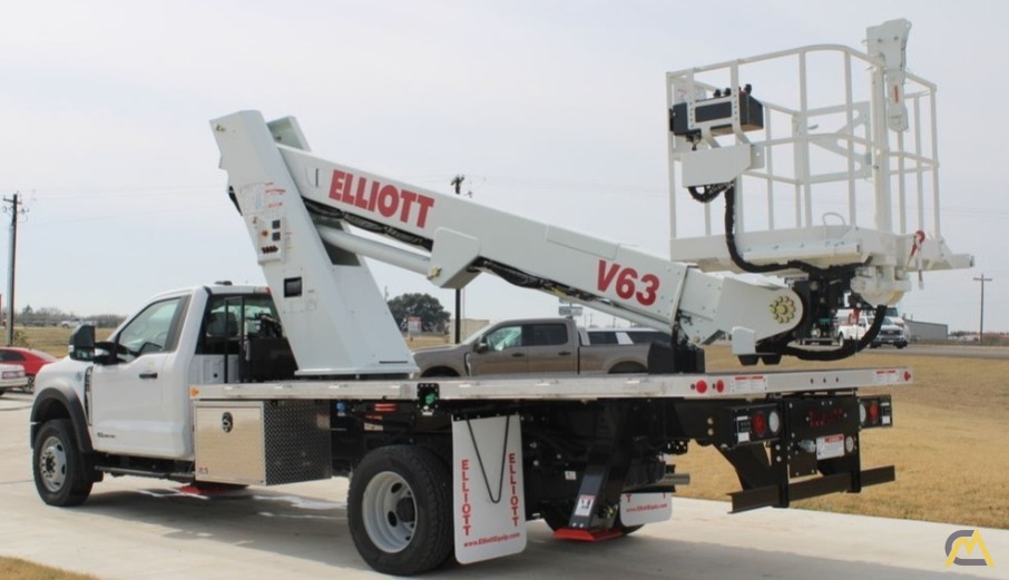 Elliott V63F Telescopic Boom Aerial Bucket Truck on 2026 4x4 Ford F600 5