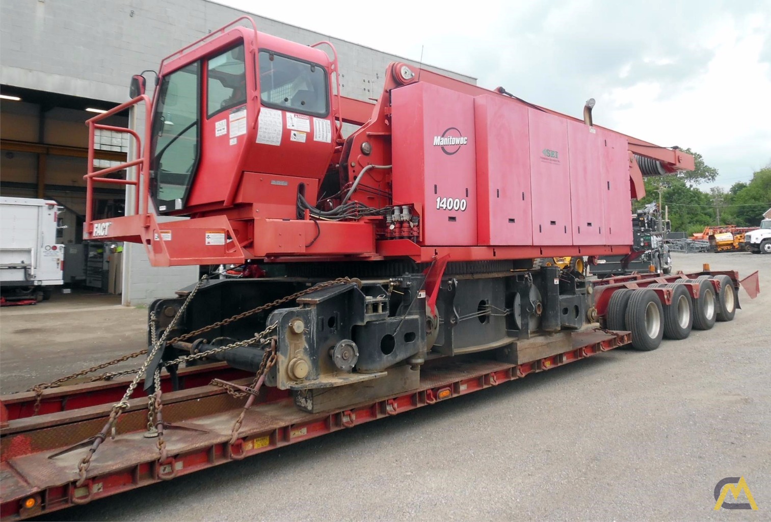 220t Manitowoc 14000 Lattice Boom Crawler Crane For Sale or Rent Hoists