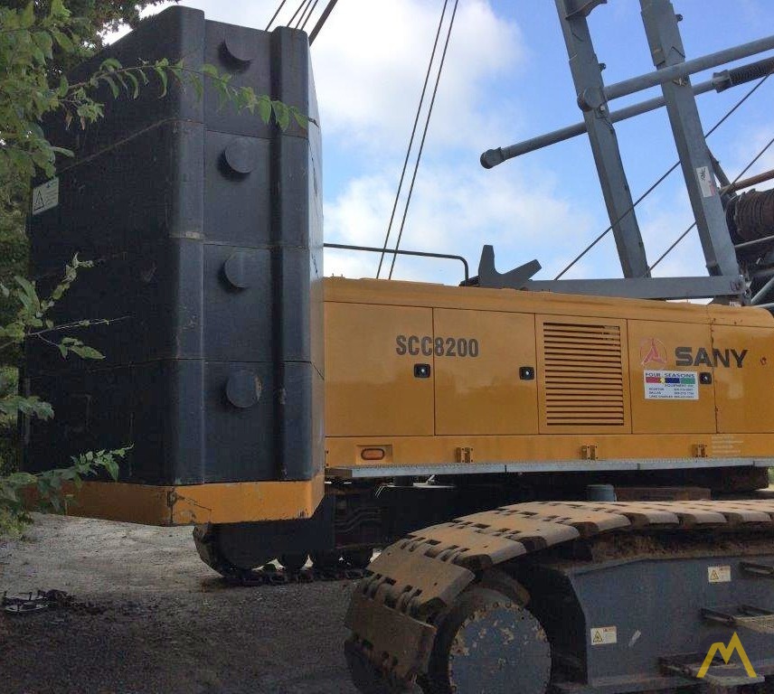 220t Sany SCC8200 Lattice Boom Crawler Crane 12