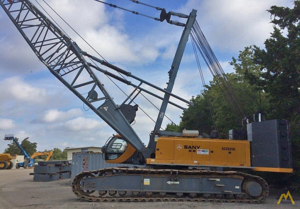 220t Sany SCC8200 Lattice Boom Crawler Crane 11