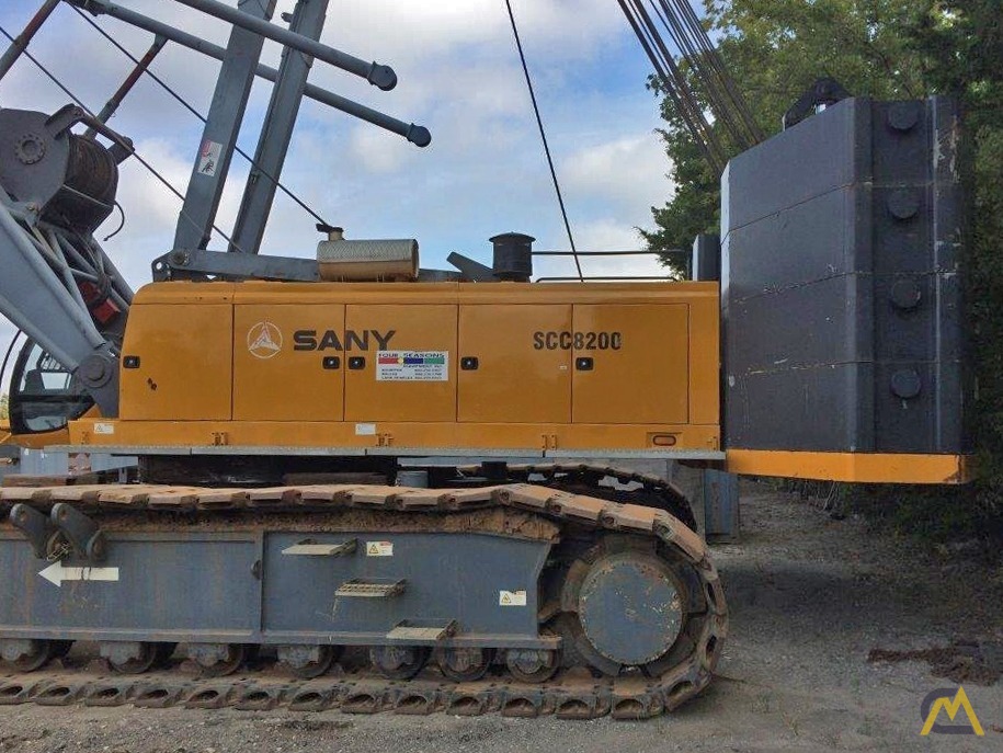 220t Sany SCC8200 Lattice Boom Crawler Crane 13