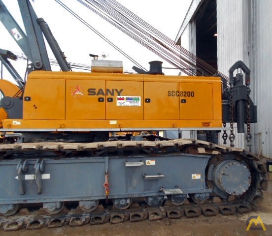 220t Sany SCC8200 Lattice Boom Crawler Crane 5
