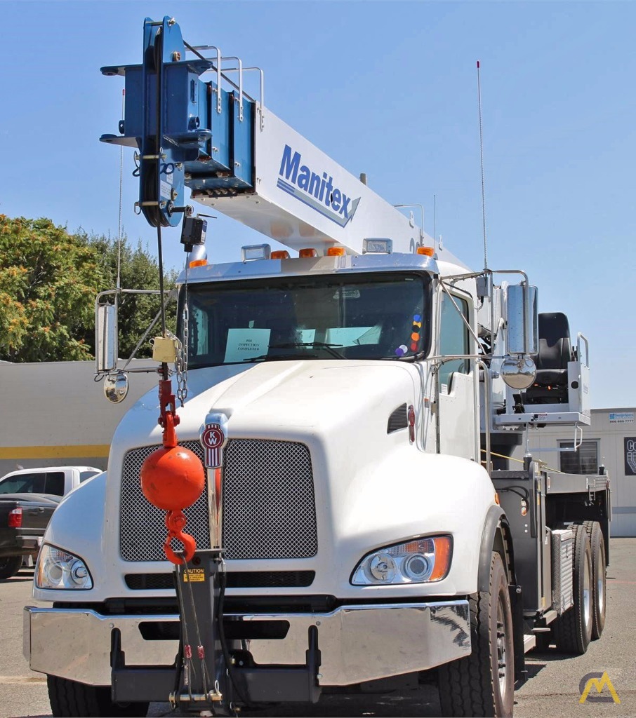mani Manitex 22101S Tandem 22-Ton Un-Mounted Boom Truck Crane For