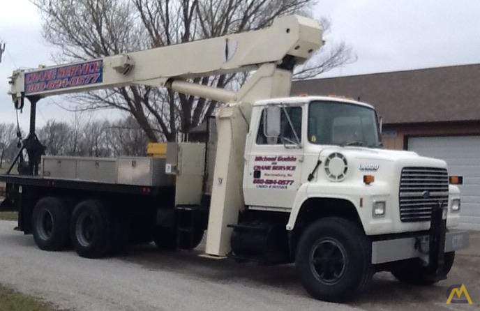 SOLD National Series 900 23-ton Model 990 Boom Truck Crane on Ford L8000 0