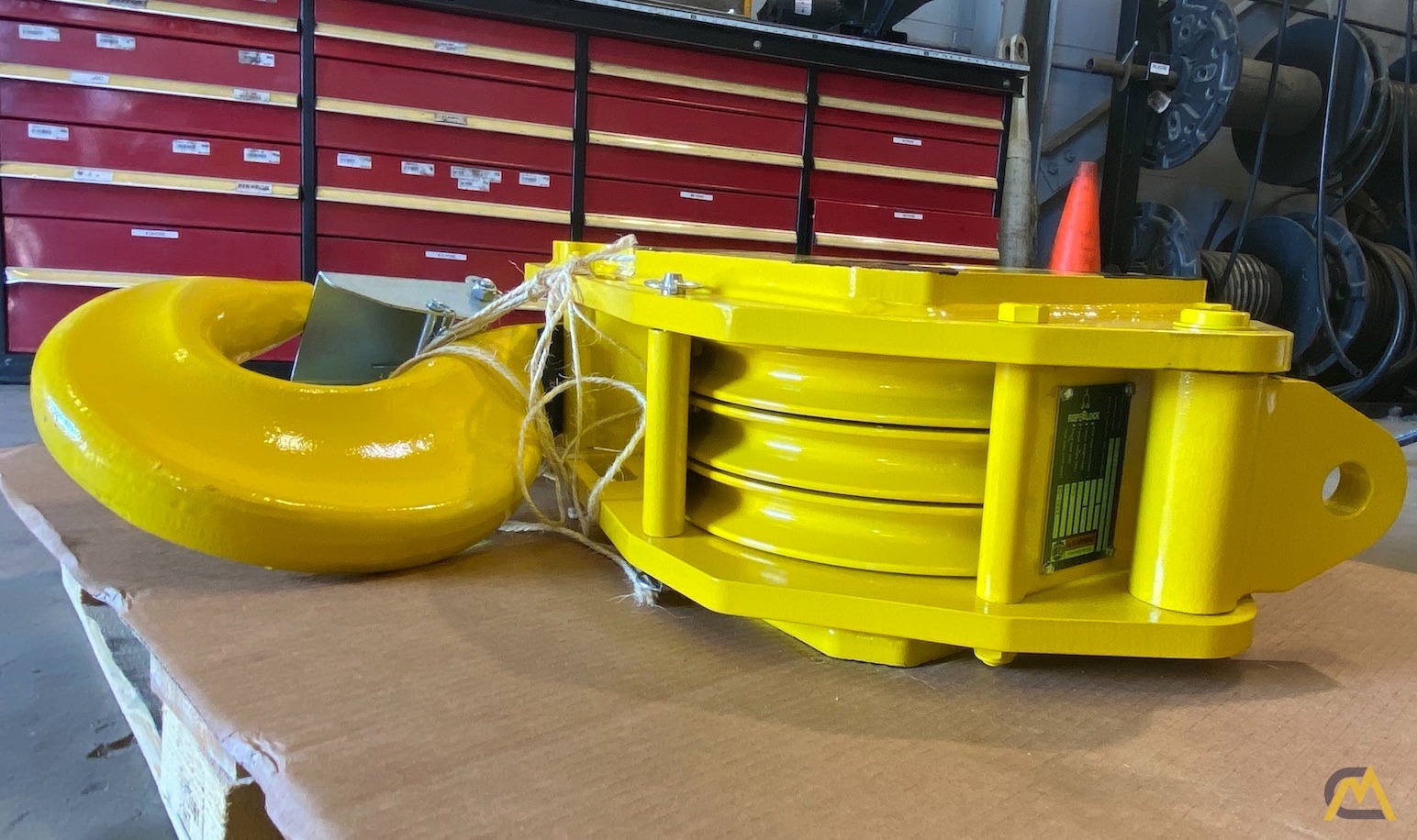 RopeBlock 35Ton 3Sheave Hook Block For Sale Blocks Parts Attachments