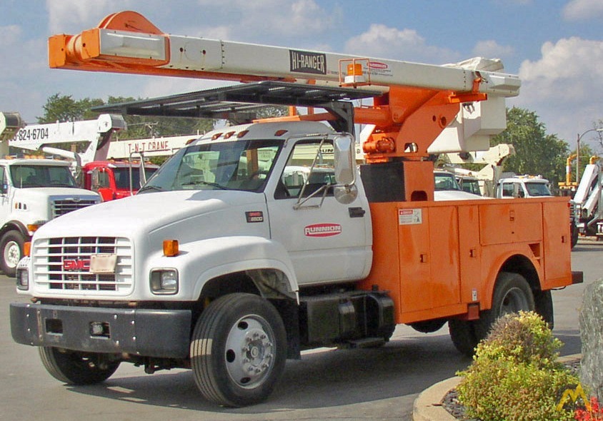 350 lb. Terex Telelect SC-11-42 Bucket Truck 0