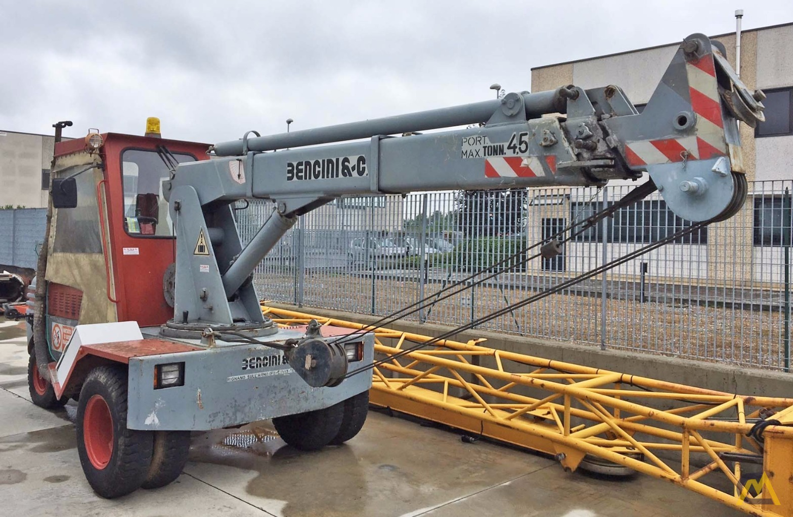 4.5t Bencini SP45L Pick & Carry Mini Crane 1