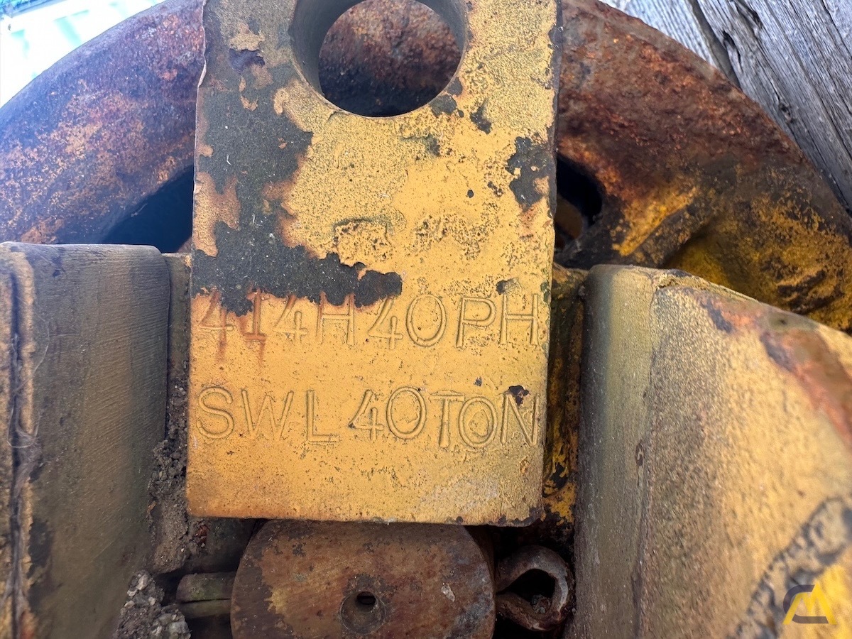 40 Ton Hook Block – 4 Sheave, 1,900 lbs 2