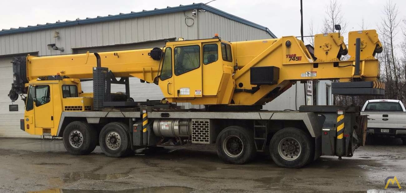 45t Grove TMS745E Hydraulic Truck Crane For Sale Hoists & Material