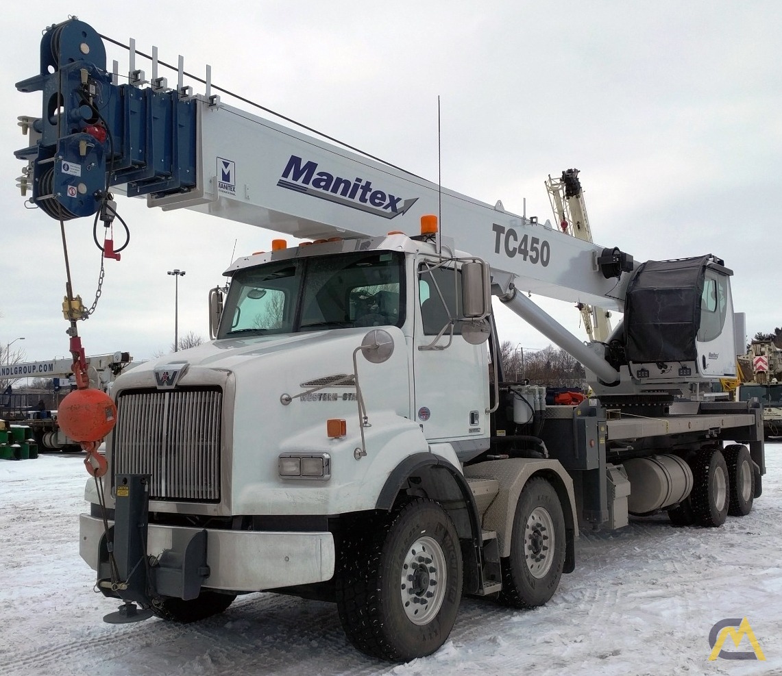Manitex TC45142 45-Ton Boom Truck Crane 0