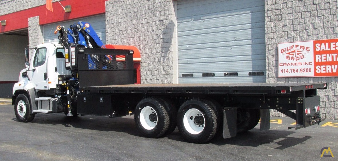 4t PM 16523S Knuckleboom Crane on 2015 Freightliner 108SD 4