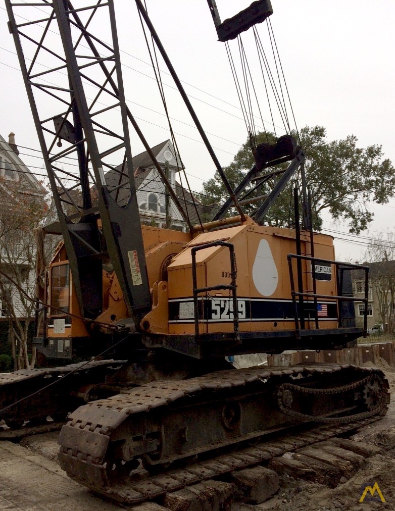 American 5299 50-ton Lattice Boom Crawler Crane For Sale Hoists ...