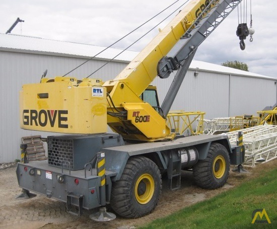 50t Grove RT600E Rough Terrain Crane 1