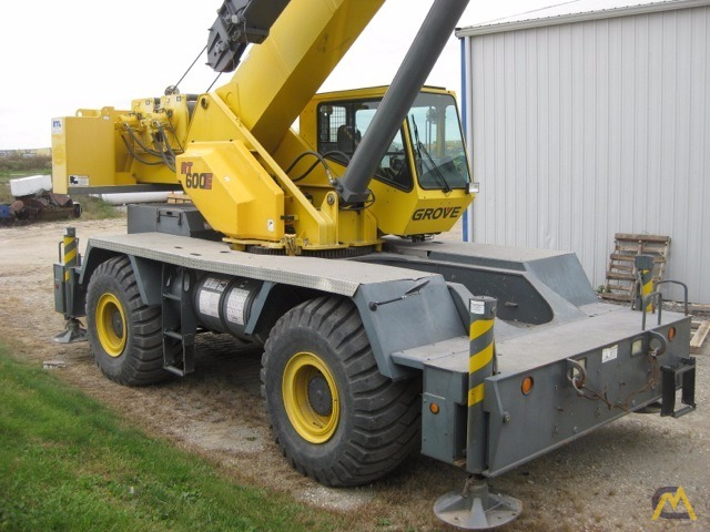 50t Grove RT600E Rough Terrain Crane 0