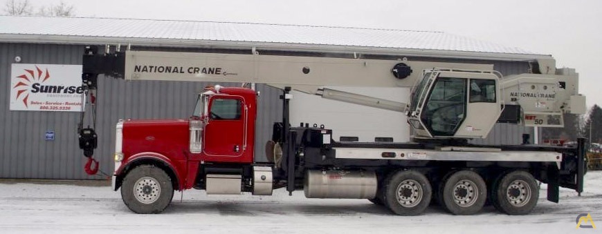 National NBT50-102 50-ton Boom Truck Crane on Peterbilt 388 1