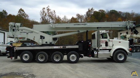 National NBT50 50-ton Boom Truck Crane on Peterbilt 365 1