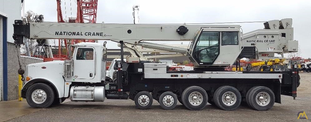 55t National NBT55-128 Boom Truck Crane 0