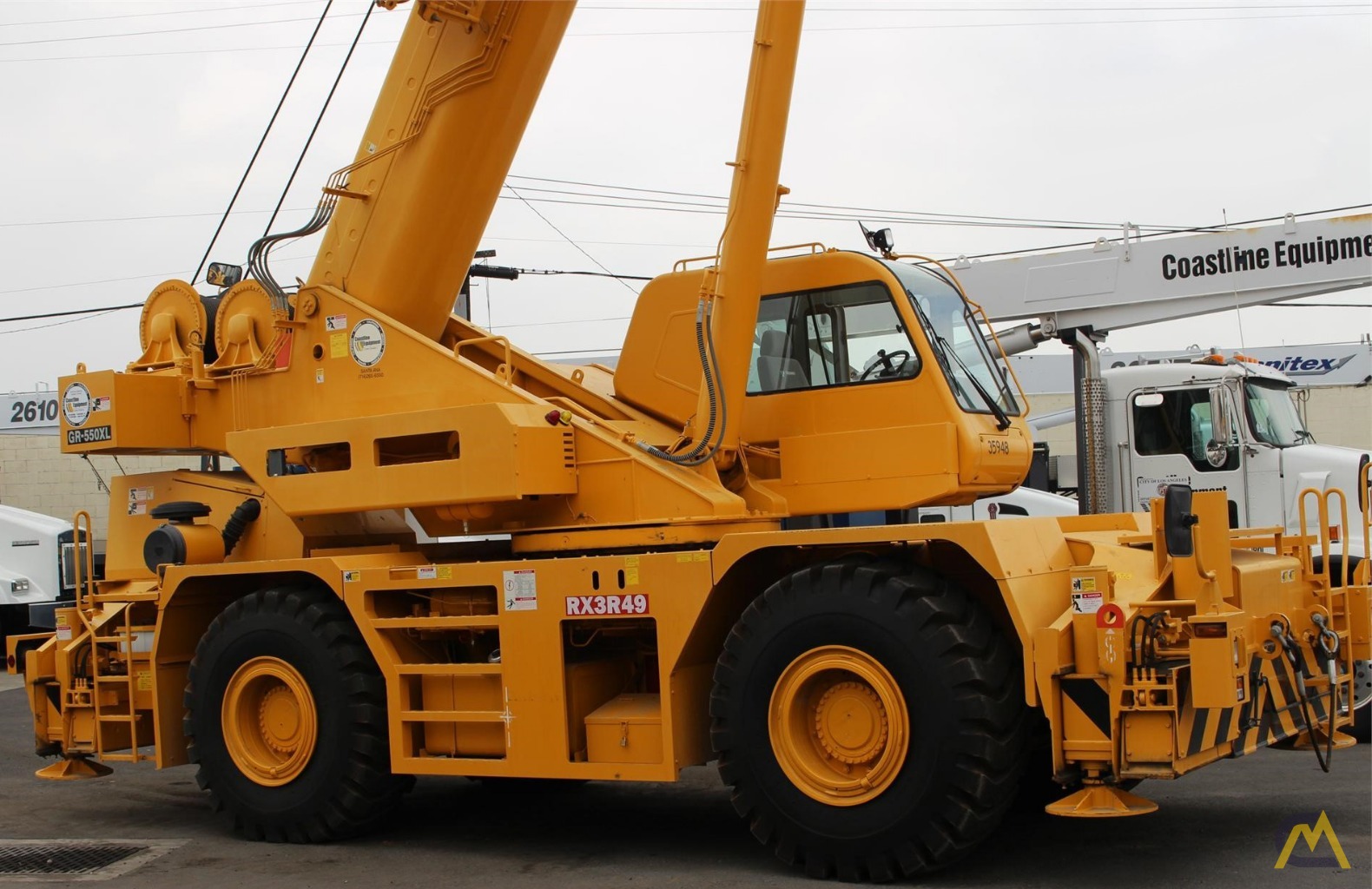 55t Tadano GR-550XL-2 Rough Terrain Crane 0