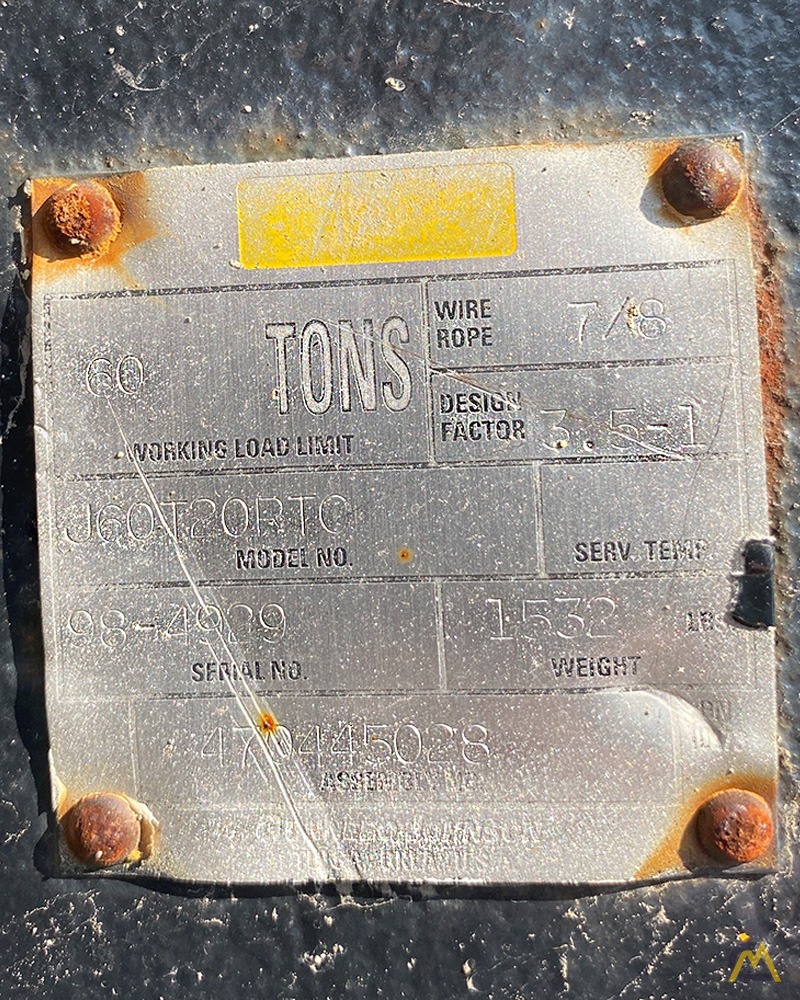 Johnson 60Ton 3Sheave Hook Block For Sale Products Blocks Parts