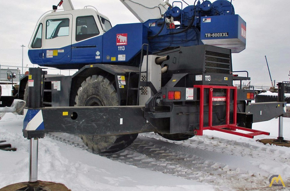 60t Tadano TR-600XXL-4 Rough Terrain Crane For Sale Hoists