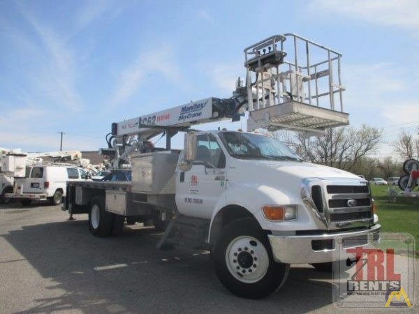 Manitex SC62 3-ton Sign Crane on Ford F-750 0