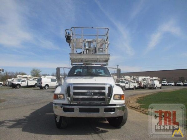 Manitex SC62 3-ton Sign Crane on Ford F-750 1