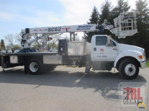 Manitex SC62 3-ton Sign Crane on Ford F-750 2